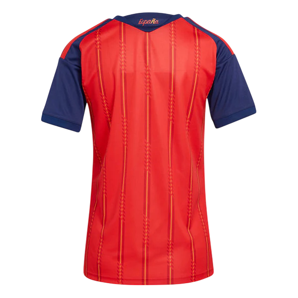 Camisa Espanha Feminina costas close