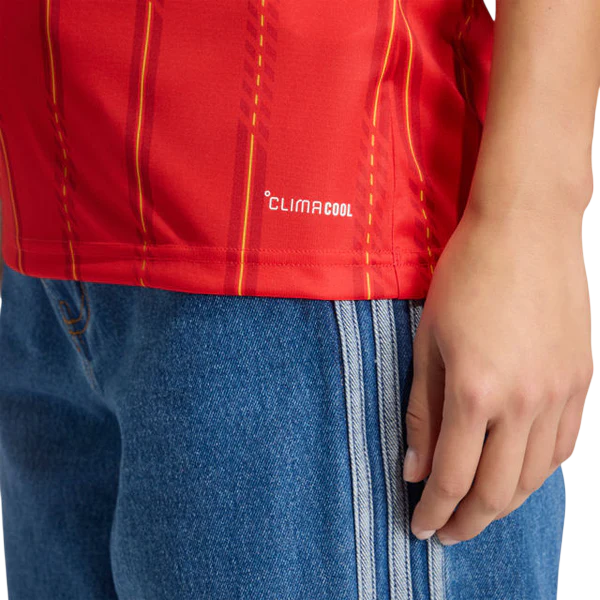 Camisa Espanha Feminina detalhe 2