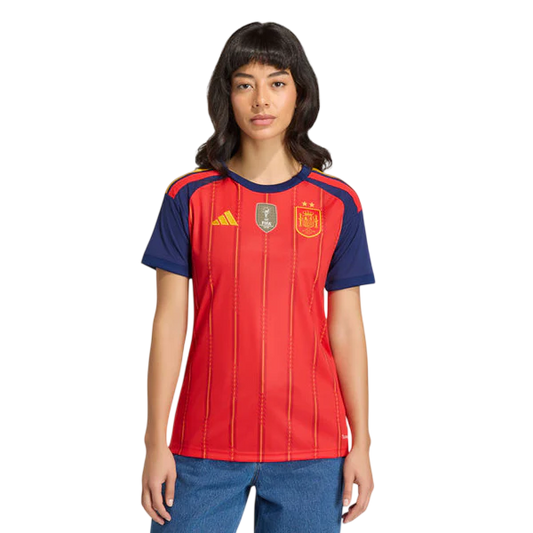 Camisa Espanha 2026/27 Home Feminina Frente