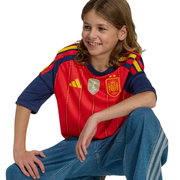 Camisa Infantil Espanha detalhe 2
