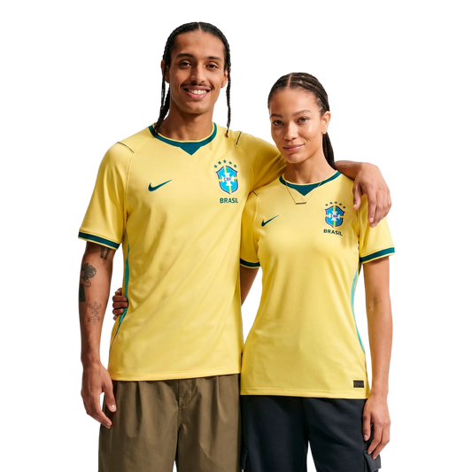 Kit Casal 2 Camisas Brasil Home 26/27 - Torcedor