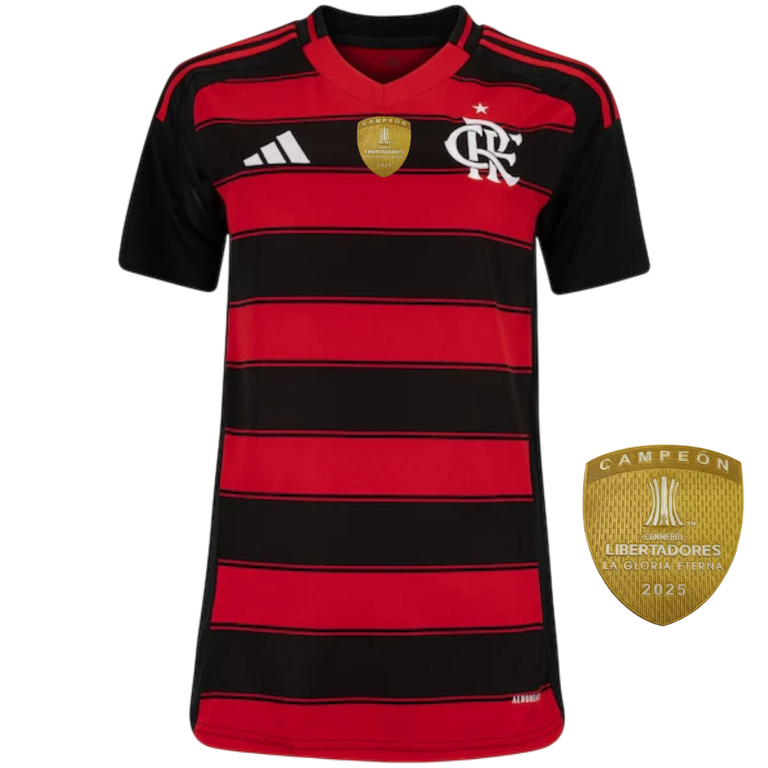 Camisa Flamengo Home 25/26 - Adidas Feminina