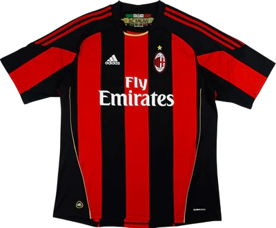 Camisa I Adidas Milan 2010/11 - Retrô