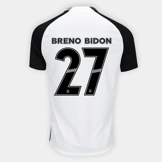 Camisa Corinthians Home 25/26 BRENO BIDON N° 27