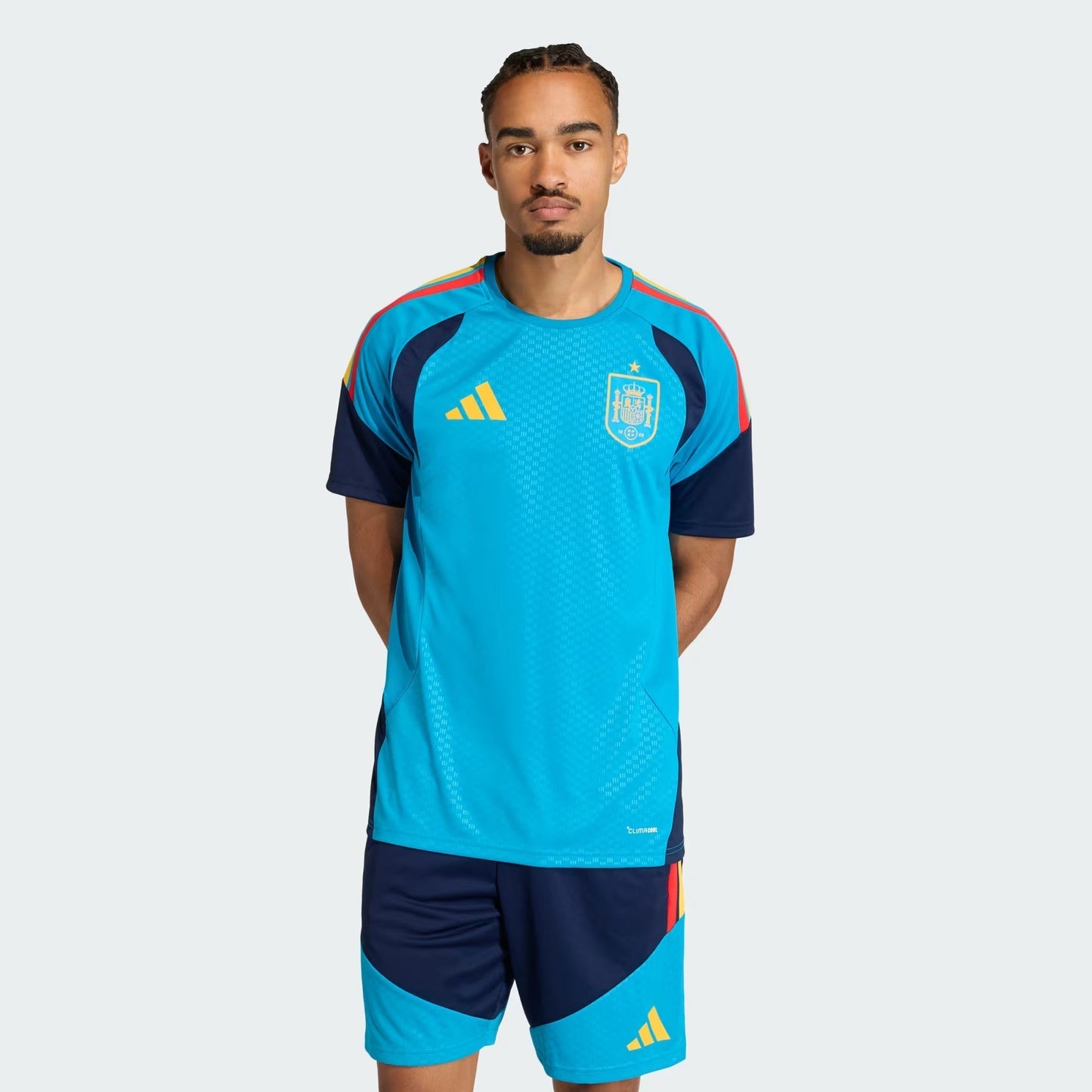Camisa Espanha Treino 2026 Azul - Torcedor Masculina