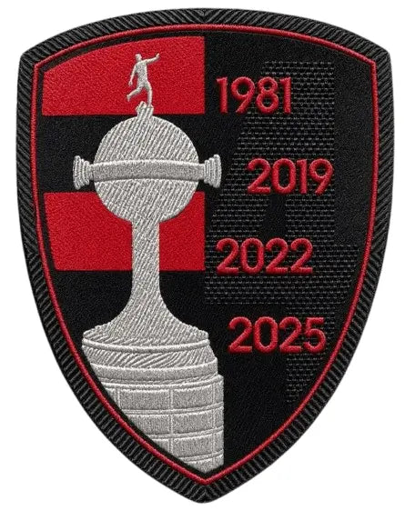Patch Comemorativo 4 Taças Libertadores Flamengo