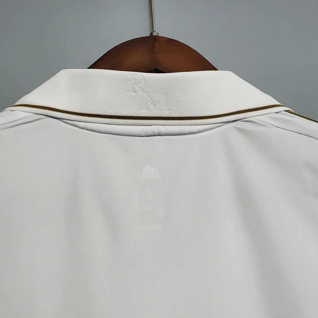 Camisa Retrô Real Madrid I Home 2011/12 Masculino Branco
