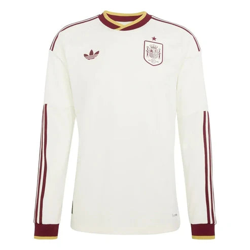 Camisa Manga Longa Espanha Away 2026 - Torcedor Masculina