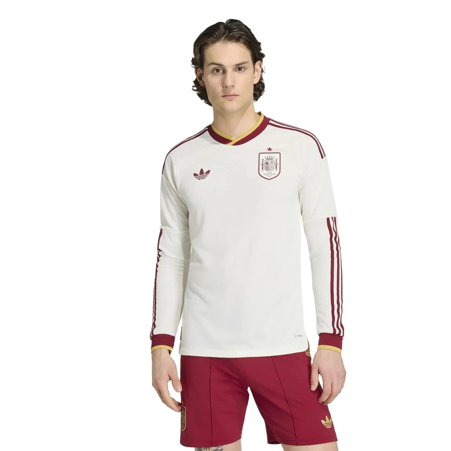 Camisa Manga Longa Espanha Away 2026 - Torcedor Masculina