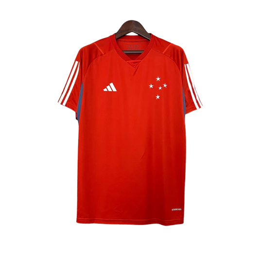 Camisa Cruzeiro Treino Vermelho 24/25 - Adidas Torcedor Masculina