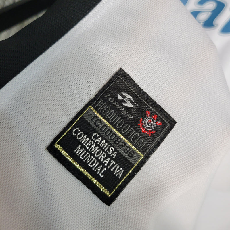 Camisa Corinthians Fora 2000 - Versão Retrô Branca