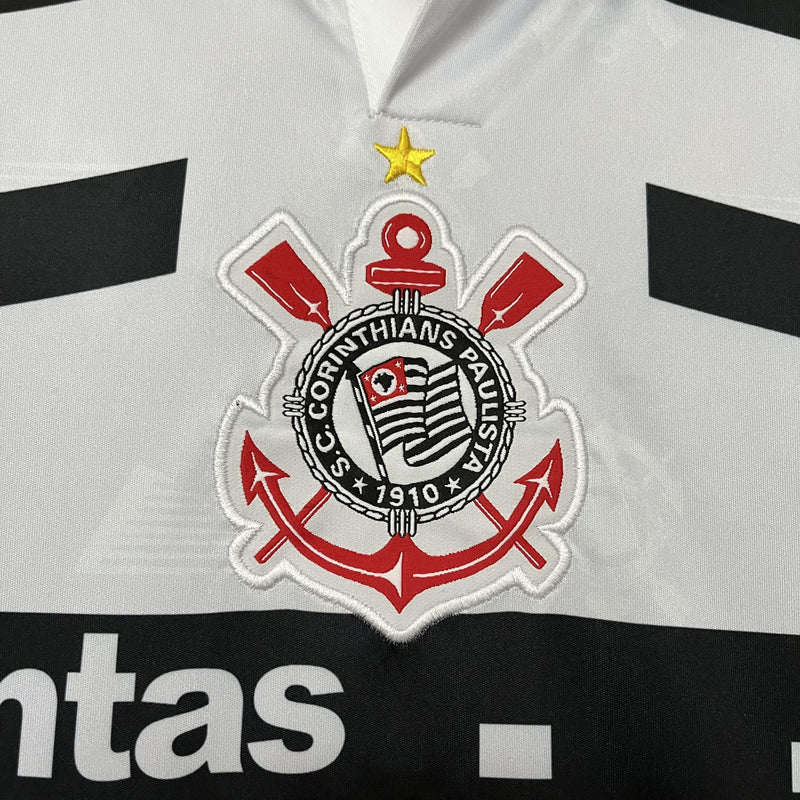 Camisa Corinthians III 1996 - Versão Retrô Branca Suvinil