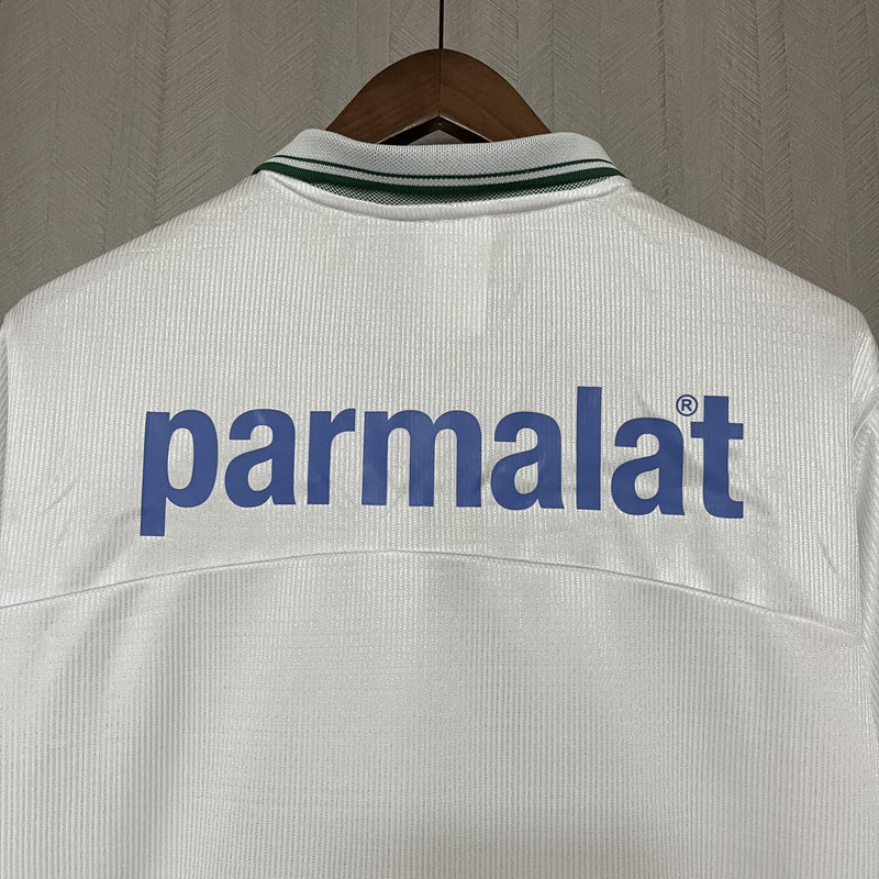 Camisa Palmeiras Fora 94/95 - Versão Retrô Branca Parmalat