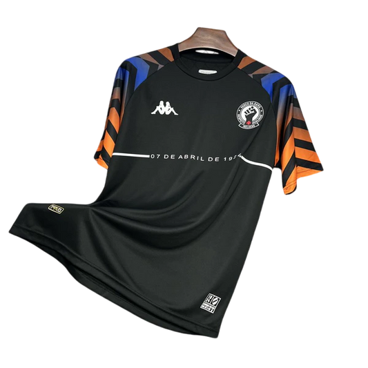 Camisa Vasco Pré-Jogo Preta 24/25 - Kappa Torcedor Masculina
