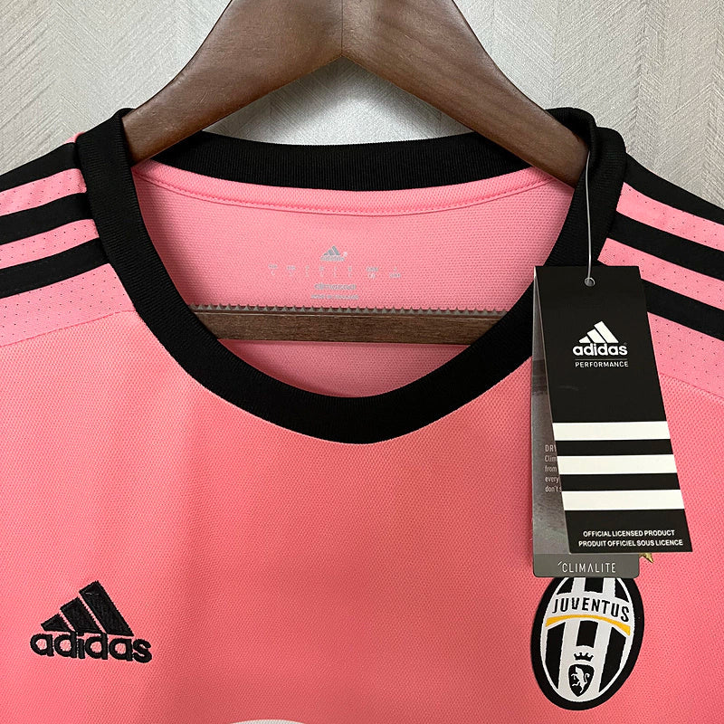 Camisa Retrô Juventus II Away 2015/16 Adidas Masculino Rosa