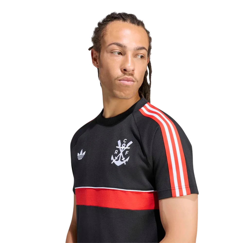 Camisa Flamengo Originals 2 Trefoil 2026/27 - Masculina Preta [PRÉ-VENDA]