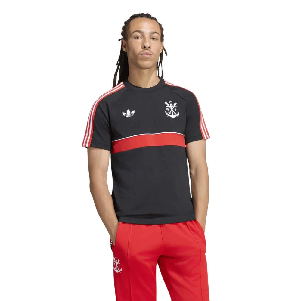 Camisa Flamengo Originals 2 Trefoil 2026/27 - Masculina Preta [PRÉ-VENDA]