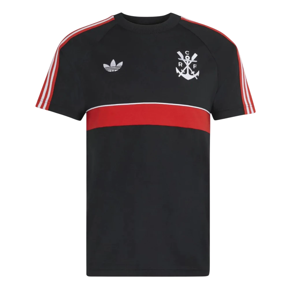 Camisa Flamengo Originals 2 Trefoil 2026/27 - Masculina Preta [PRÉ-VENDA]