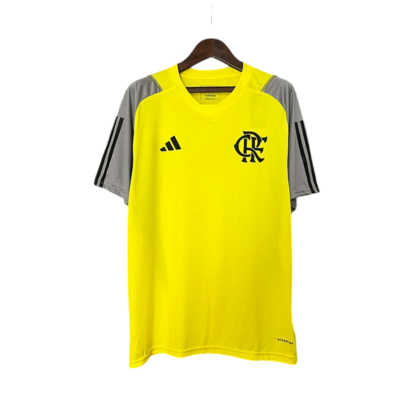 Camisa Flamengo Treino Amarela 24/25 - Versão Torcedor Lançamento