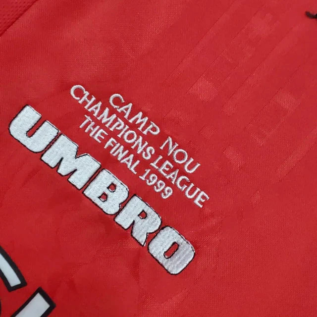 Camisa Retrô Manchester United 1999/2000 Masculino Vermelha