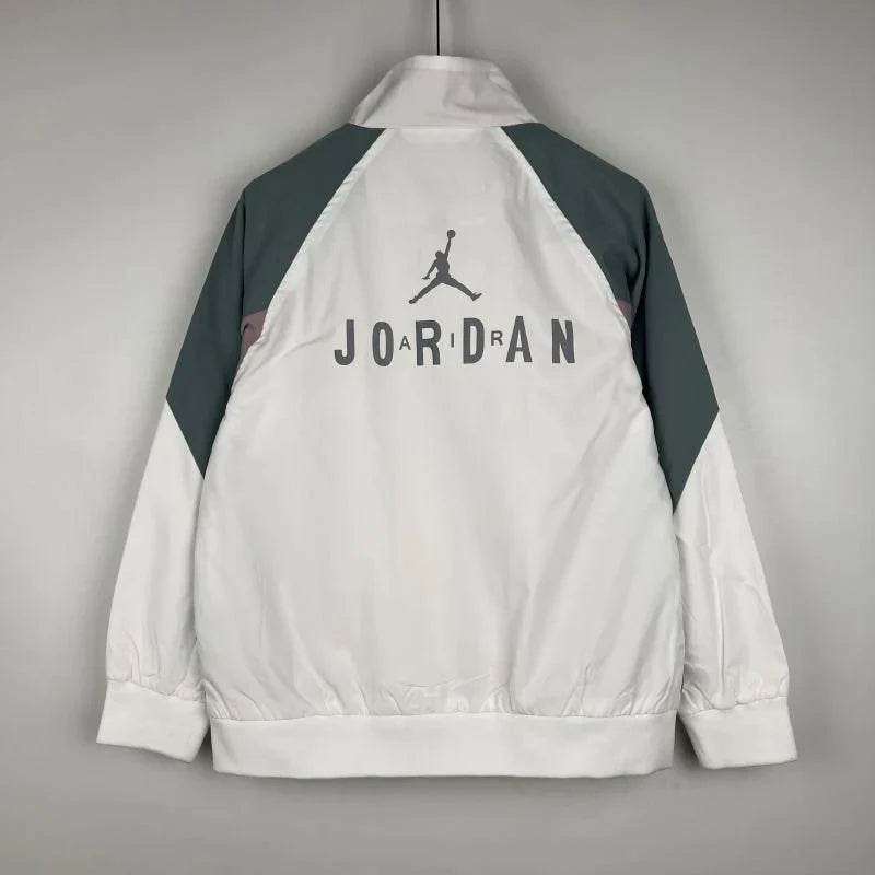 Jaqueta Corta Vento Air Jordan - Branco e Cinza