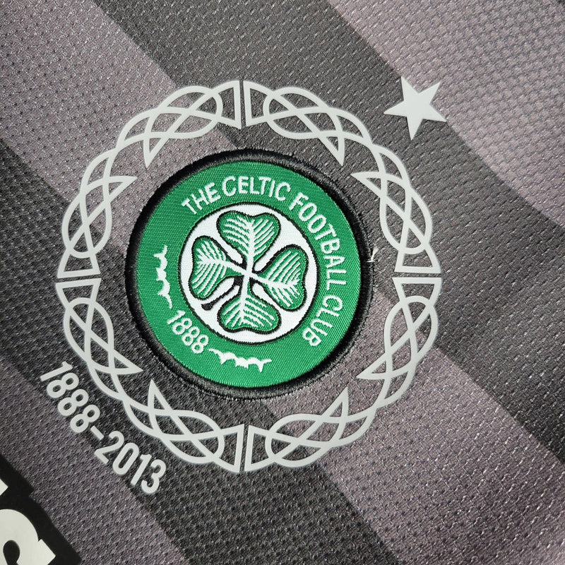 Camisa Retro Celtic 125th Aniversário 2012/13 Masculino Preto