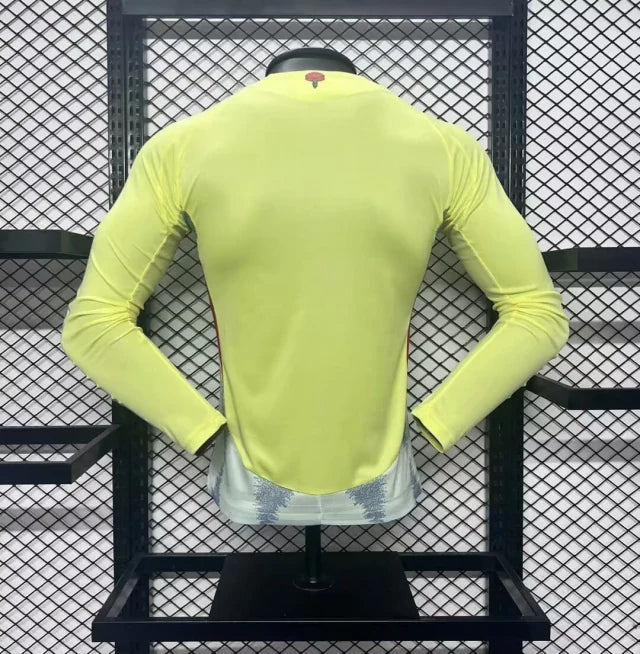 Camisa Espanha Away Manga Comprida 24/25 - Adidas Versão Jogador