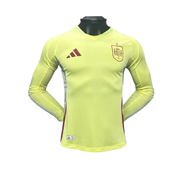 Camisa Espanha Away Manga Comprida 24/25 - Adidas Versão Jogador