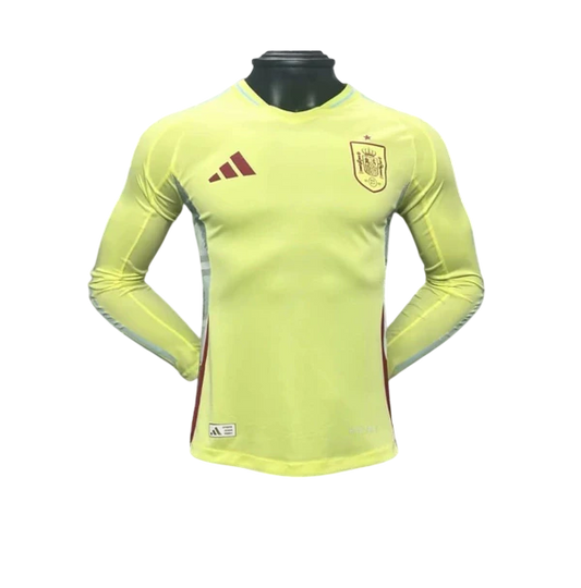 Camisa Espanha Away Manga Comprida 24/25 - Adidas Versão Jogador