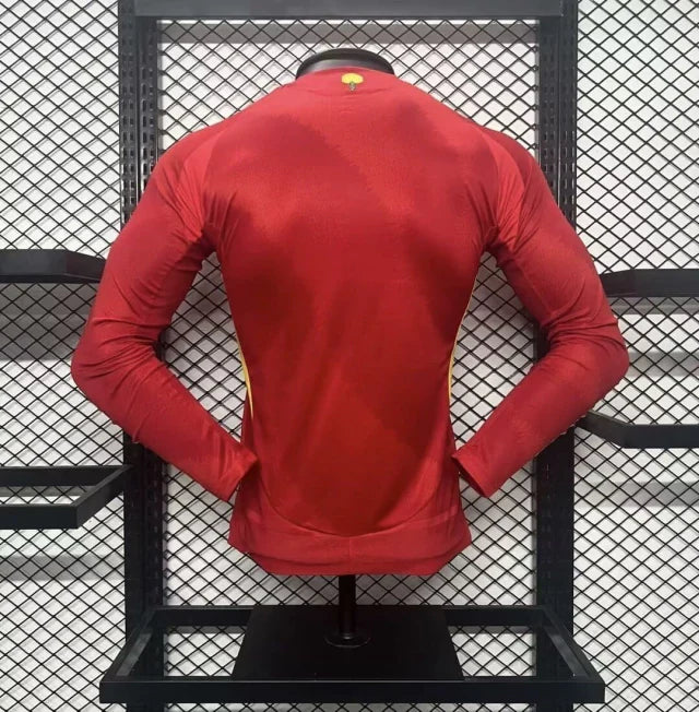 Camisa Espanha Home Manga Comprida 24/25 - Adidas Versão Jogador