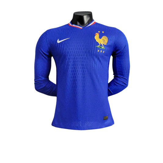 Camisa França Home Manga Comprida 24/25 - Nike Versão Jogador