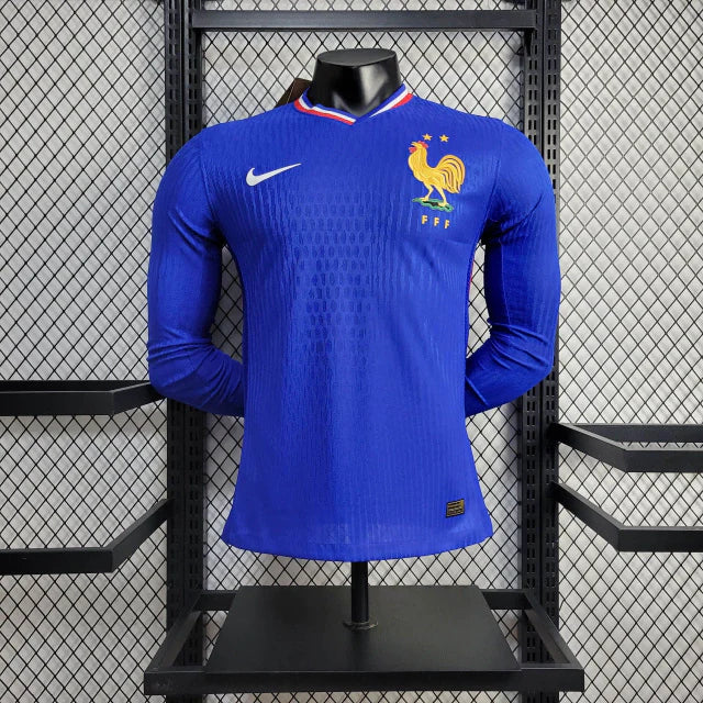 Camisa França Home Manga Comprida 24/25 - Nike Versão Jogador