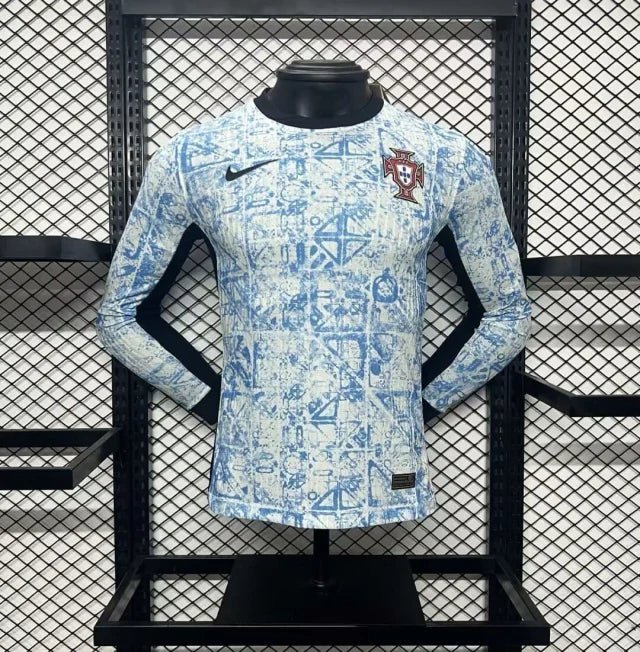 Camisa Portugal Away Manga Comprida 24/25 - Nike Versão Jogador