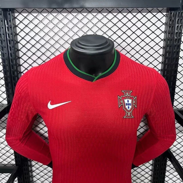 Camisa Portugal Home Manga Comprida 24/25 - Nike Versão Jogador