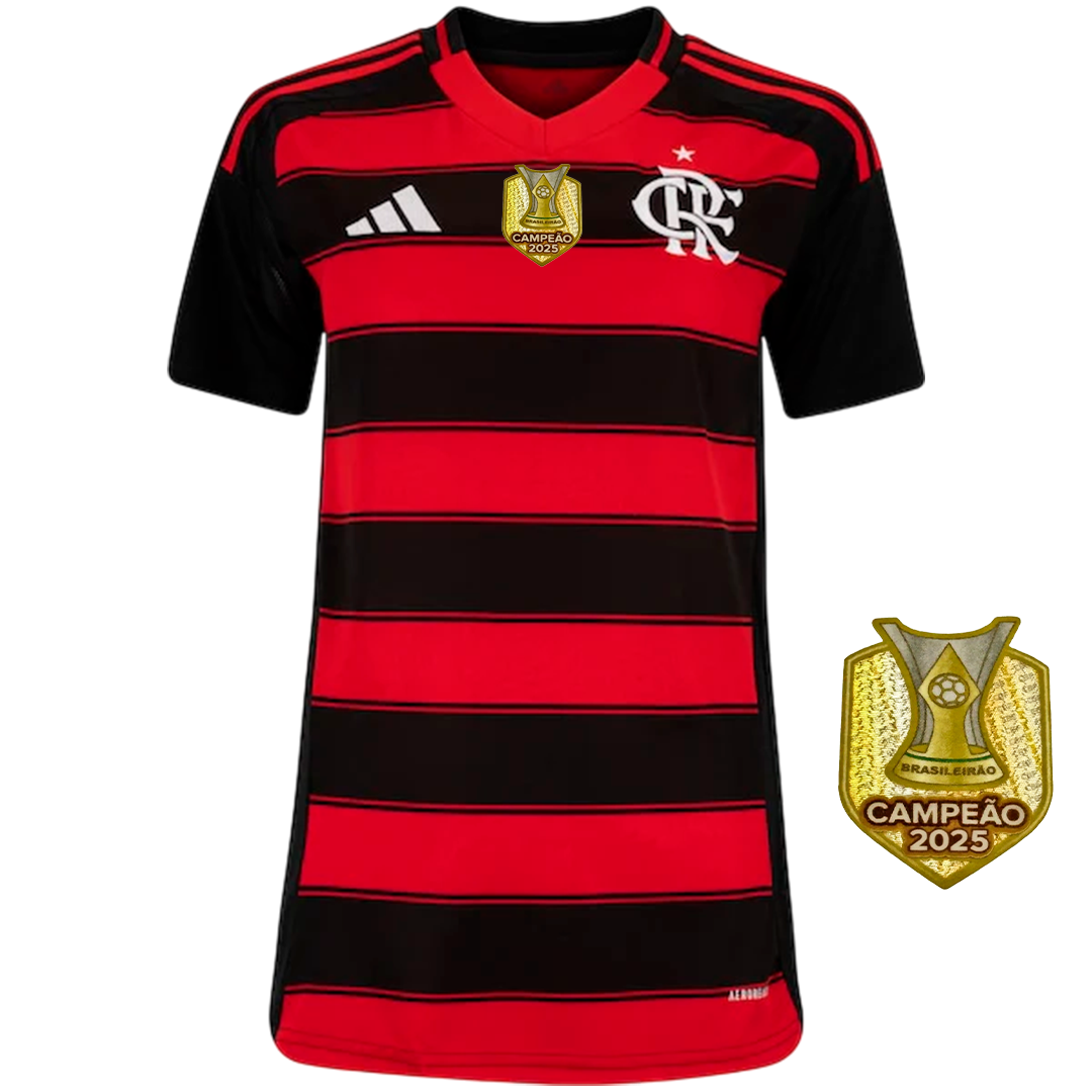 Camisa Flamengo Home 25/26 - Adidas Feminina