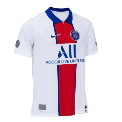Camisa Retrô Paris Saint Germain Away 20/21 Torcedor Nike Masculina - Branco