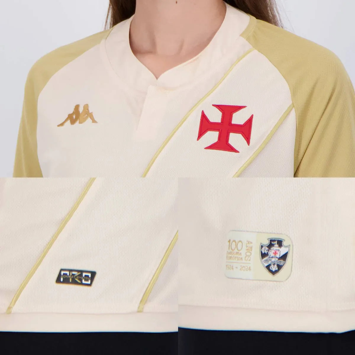 Camisa Vasco III 24/25 - Kappa Feminina