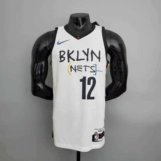 Camisa Regata Brooklyn Nets Branca - Nike - Masculina