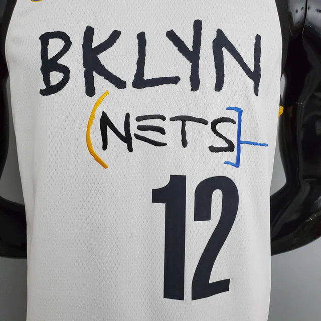 Camisa Regata Brooklyn Nets Branca - Nike - Masculina