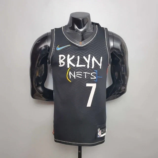 Camisa Regata Brooklyn Nets Preta City Edition - Nike - Masculina