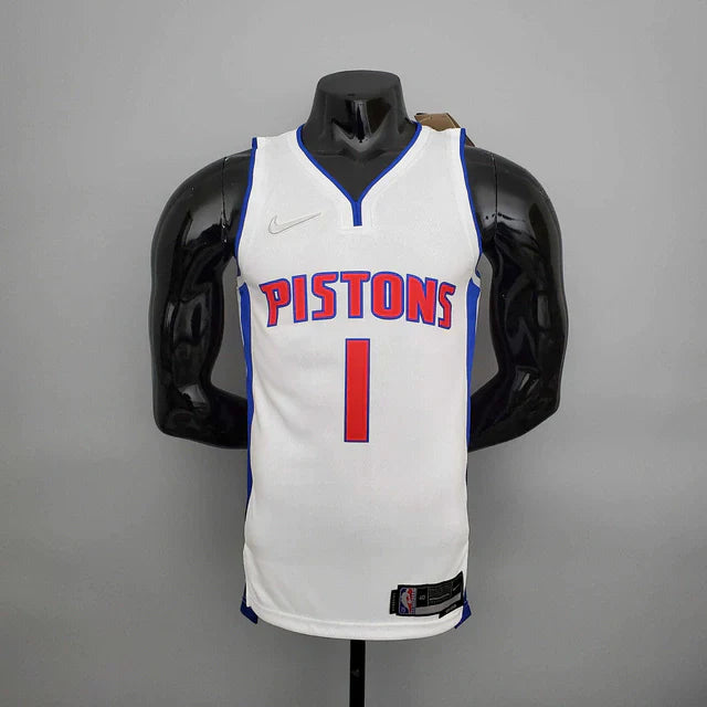 Camisa Regata Detroit Pistons Branca - Nike - Masculina