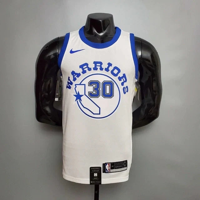 Camisa Regata Golden State Warriors Branca e Azul - Masculina