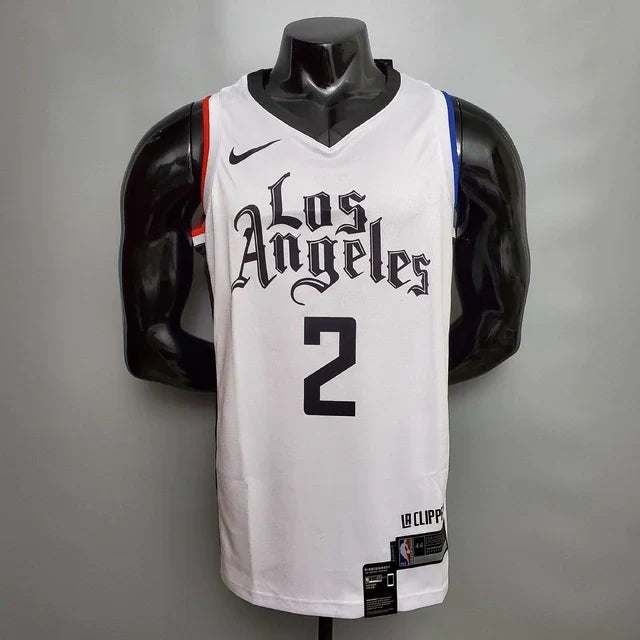 Camisa Regata Los Angeles Clippers Branca e Preta - Masculina