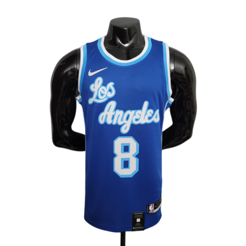 Camisa Regata Los Angeles Lakers Azul e Branca - Nike - Masculina