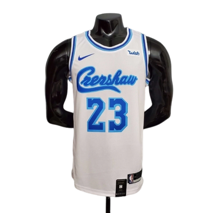 Camiseta Regata Los Angeles Lakers Branca Crenshaw