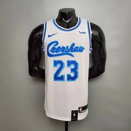 Camiseta Regata Los Angeles Lakers Branca Crenshaw