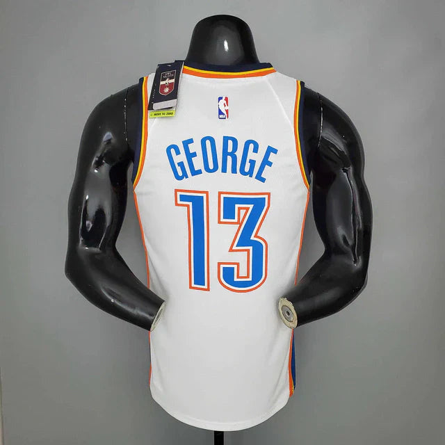Camisa Regata NBA Oklahoma City Thunder Branca - Masculina