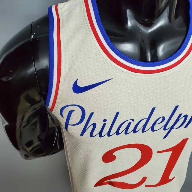 Camisa Regata NBA Philadelphia 76ers Bege - Nike - Masculina