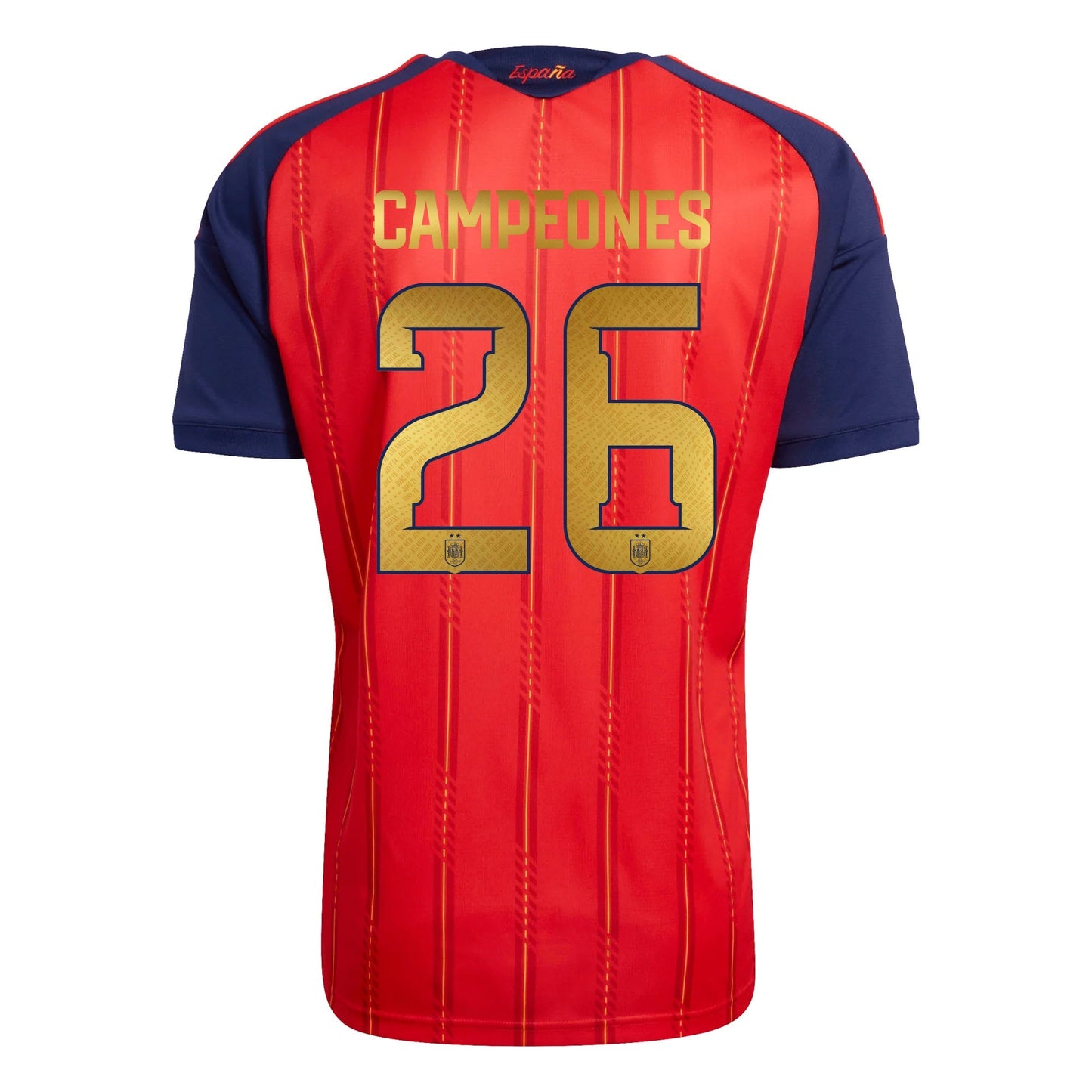 Camisa Espanha 2026/27 Campeões do Mundo