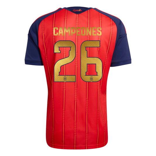 Camisa Espanha 2026/27 Campeões do Mundo